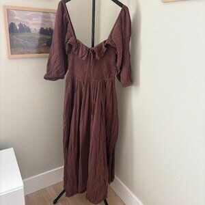 free people oasis midi dress